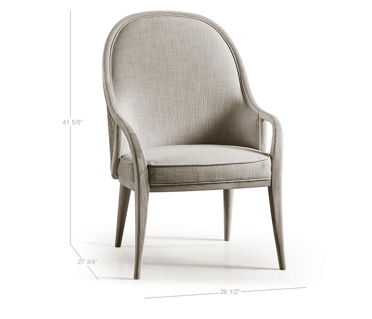 Jonathan Charles | product detail | Basin Arm Chair