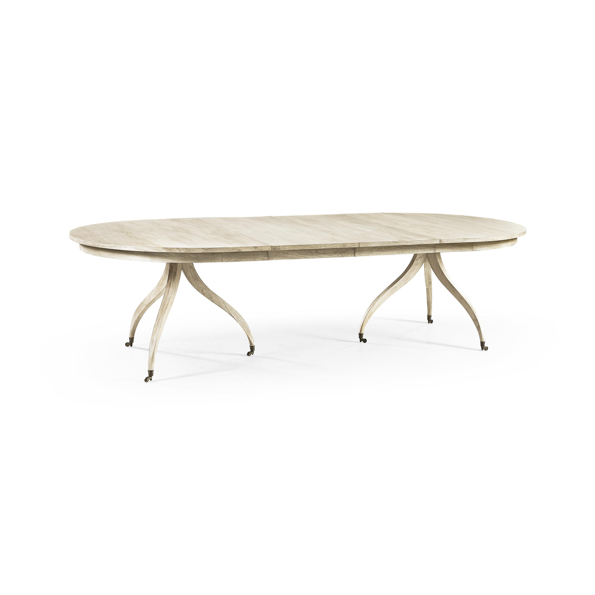 Bleached walnut clearance dining table