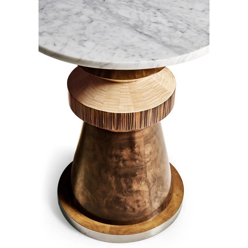 Jonathan Charles | product detail | Rook Round Accent Table